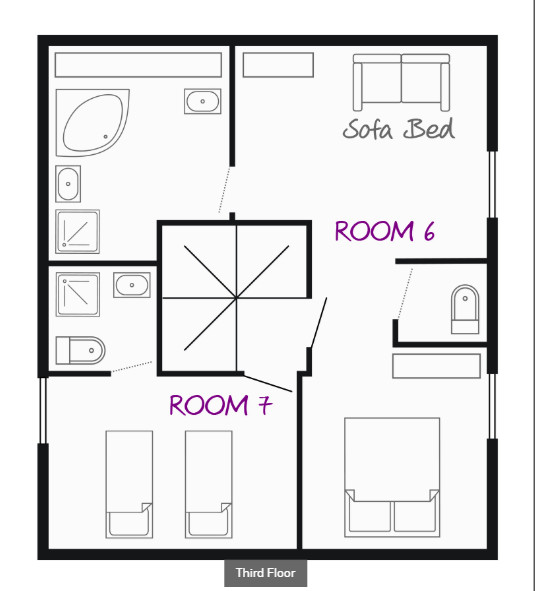 Chalet Eva (Family) Reberty 2000 Floor Plan 4